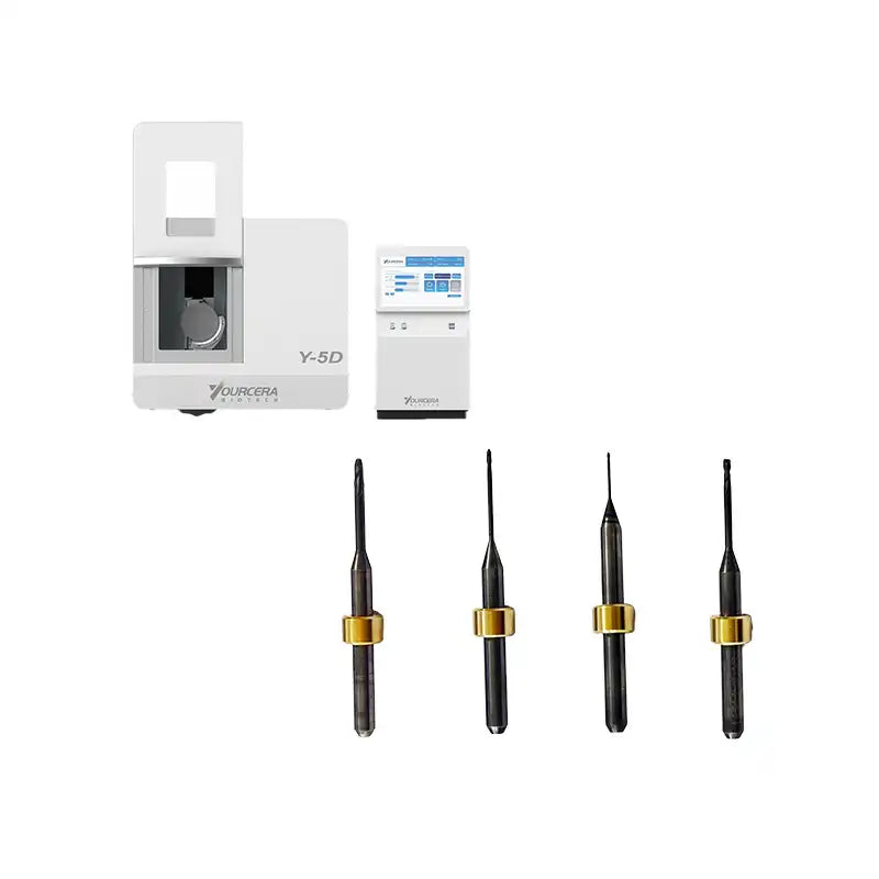Yourcera Dental Milling Burs for Y-5D/5D+/5A/5A+ dental CAD/CAM milling machine