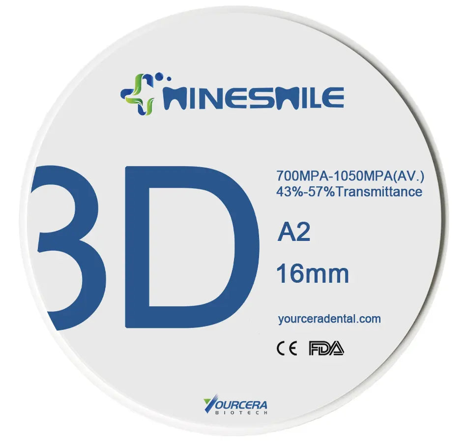 3D Multilayer dental zirconia block