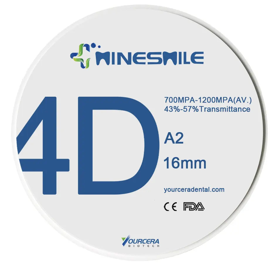 3D Multilayer dental zirconia block