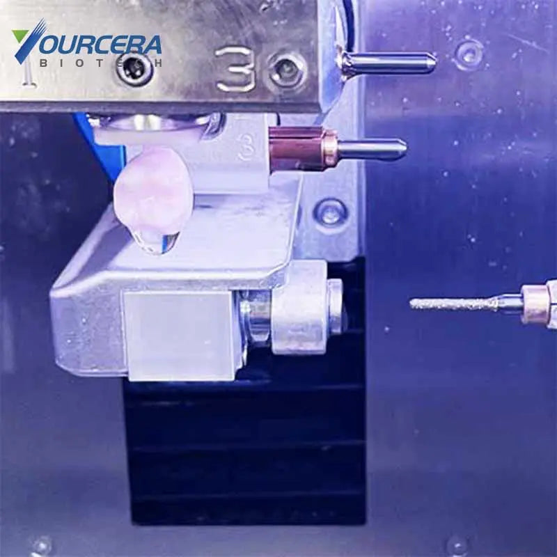 Y-5w dental cnc 5 axis yourcera wet dental milling machine