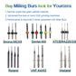 Yourcera Dental Milling Burs for dental milling machine